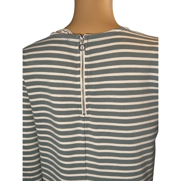 Abercrombie & Fitch Womens Pocket Stripe Shift Dress Size M Nautical Coastal Neo - Picture 5 of 8